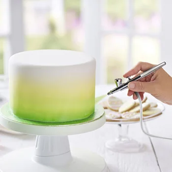 Minkštas Pyragai Oro Purškimo Pistoletas Skysčio pigment pigmentas cukraus pyragas chromatically mašina airbrush nemokamas pristatymas