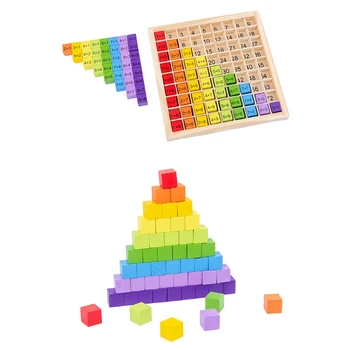 Montessori Ugdymo Mediniai Žaislai, Vaikams, Vaikų, Kūdikių Žaislai, 99 Daugybos Lentelė Matematikos Aritmetikos Mokymo priemonių