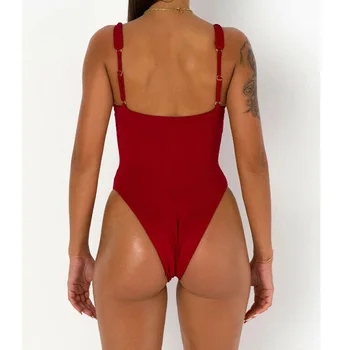 Moterų Sexy Bodysuit maudymosi Kostiumėliai 2020 M. Moteris Vienas Gabalas Push up maudymosi kostiumėlį, maudymosi Kostiumėliai, Paplūdimio Maudymosi Kostiumą, Bikini Monokini
