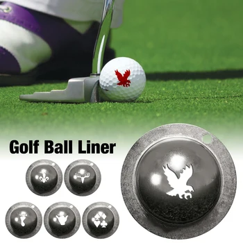 Multifuctional Golf Ball Linijos Linijinės Žymeklis Nerūdijančio Plieno Šabloną Piešimo Derinimo Įrankis Piešimo Derinimas Ženklai, Ženklas, Įrankiai