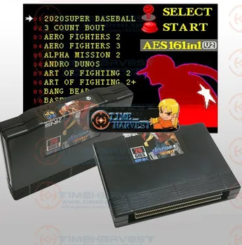 Nauja Versija Arcade Kasetės 161 1 NEO GEO SEP įvairių žaidimų Kasetė Ver. 2 patobulinta Versija Šeimos SEP Žaidimų Konsolės