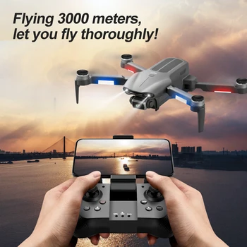 NAUJAS F9 Drone 6K Dual HD Kamera, GPS Profesinės aerofotografija Brushless Variklio, Sulankstomas Quadcopter RC Atstumas 1.2 KM V906