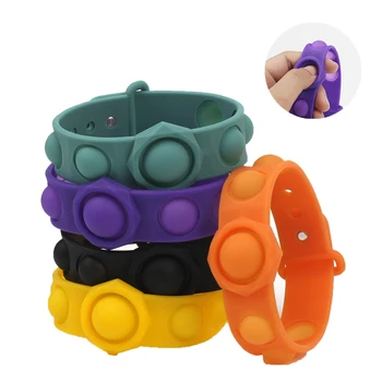 Naujas Impulsas Pasirodo Antistress Apyrankę Fidget Paprasta Dimple Žaislas Įtempių Vaikams Suaugusiųjų Figet Žaislai, Nuneškite Jį Anti-Stresas Žaislai Su Jumis