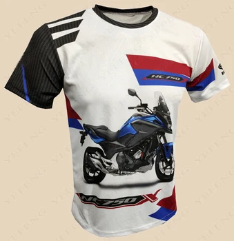 Naujas Vasaros, Balta Motokroso Quick dry Moto GP Honda HRC Lenktynių Automobilių Gerbėjas Komanda Motociklo, Dviračių, Jojimo, Dviračių T-shirt
