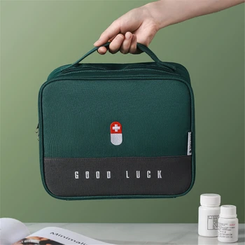 Nešiojamų Audinio Medicina Saugojimo Krepšys Šeimos Skubios Pirmosios Pagalbos Rinkinys Medicina Paketas, skirtas Namų Kelionės Lauko Kempingas