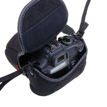 Nešiojamų Neopreno Minkštas Fotoaparato krepšys atveju Canon 60D Fotoaparatą Kelionės