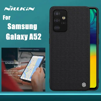Nillkin Samsung Galaxy A52 5G atveju galinio dangtelio Tekstūra apsaugos Nilkin nailono pluošto TPU PC atvejais, samsung A52 5g