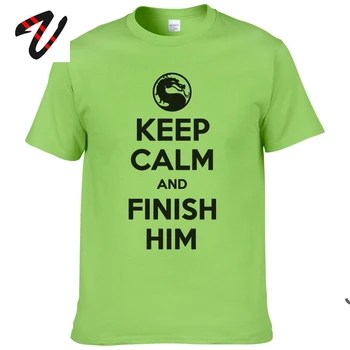 Nusiraminkite Ir Baigti Jį Mortal Kombat T Shirts Varpininkas Laiškas Spausdinamas Balta Apranga Marškinėliai Camiseta 2019 M. Rudenį Gatvės Marškinėlius