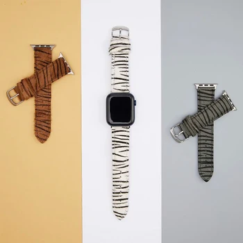 Odinis Dirželis, Apple Watch Band Serijos 6 5 4 3 38mm 40mm 42mm 44mm natūralios Odos Linijos Pakeitimo iWatch se 6/5/4/3/2/1