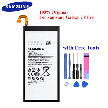 Originalios Baterijos EB-BC900ABE Samsung Galaxy C9 Pro SM-C9000 SM-C900F SM-C9008 SM-C900Y 4000mAh Li-Polimero Akku +Įrankiai