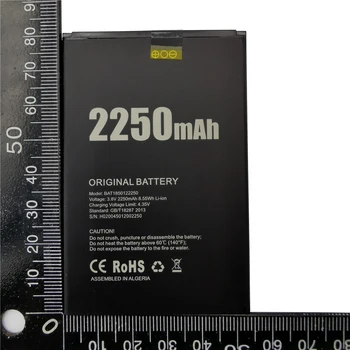 Originalus Naujas BAT1850122250 Pakeitimo 2250mAh, Baterija Doogee X11 Baterija Mobiliojo Telefono Baterija baterijos
