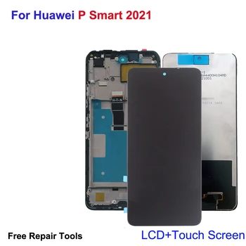 Originalą Huawei P Smart 2021 LCD Ekranas Touch Screen Už Garbę X10 Lite Y7A skaitmeninis keitiklis Asamblėjos Remonto Dalių Pakeitimas
