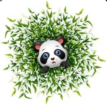 Panda Galvos Portretas Skaidrus, Aiškus Modelis Ženklų 