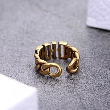Perlų Žiedas retro šalis žiedas Steampunk multi-layer žiedas prabangos prekės juvelyrikos dizaineris moterims