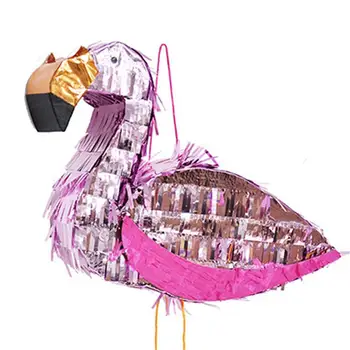 Pinata Aliuminio Folija Flamingo Formos Žaislas, Žaidimas Rekvizitai Cukraus Įveikti Kūrybos Įvairiaspalvis Apdailos Vaikams Gimtadienio