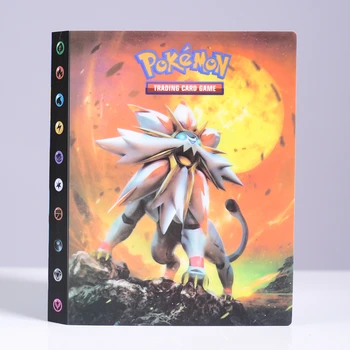 Pokemon Raidžių Albumą Korteles Rišiklio Kolekcijos Kietas Katalogą Nešiojamojo kompiuterio Apsaugos Viršaus Pakraunama Sąrašą Žaislai Dovana Vaikui