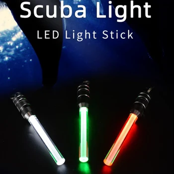 Povandeninis Saugos Signalas, Šviesos, Aukštos Kokybės, Ryškios LED Šviesos Stick Scuba Naktį Pasinerti Žymeklis LED Žibintuvėlis
