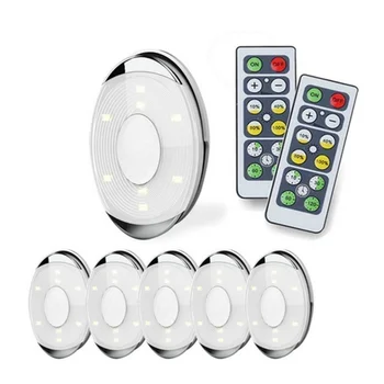 Pritemdomi LED Nakties Šviesos Touch Jungiklis su Valdikliu Pritemdomi LED Naktį Lempos Baterija Kūdikių/Vaikų Miegamasis Apdailos Apšvietimas