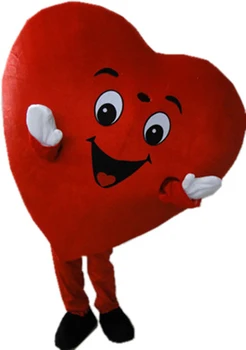 Raudona Širdis Suaugusiųjų Talismanas Kostiumas Suaugusiųjų Dydis Išgalvotas Širdies Talismanas Kostiumas nemokamas pristatymas