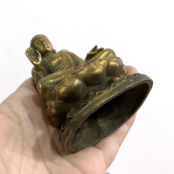 Retro Vario Amitabha Budos Statula, Namų Dekoracijas, Bronzos Skulptūros Derliaus Kambarį Biuro Stalo Dekoro Miniatiūrinės Statulėlės