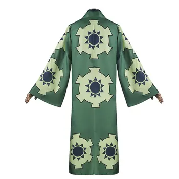 Roronoa Zoro Cosplay Kostiumų Kimono Skraiste Apsiaustu Diržo Visas Kostiumas Vyrams Moteris