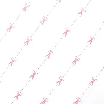 Rožinė Žirklės Punktyrinės Linijos Spalva Washi Tape Nustatyti Lipni Dekoratyviniai 