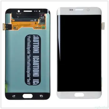 Samsung Galaxy S6 Krašto Plius LCD G928 G928F Ekranas Jutiklinis Ekranas skaitmeninis keitiklis Surinkimo SAMSUNG S6 Krašto PLIUS LCD