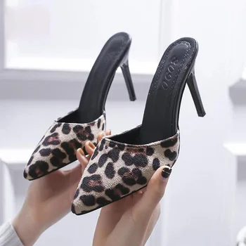 Seksualus Leopard Sandalai Moterims Ploni Kulniukai Vasaros Sandalai Pažymėjo Tne Kelių Spalvų Ponios Sandalai Pleišto Batai Sandales Femme 2020 M.