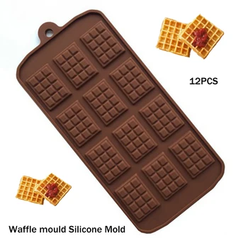 Silikono Formos Mini Šokolado Blokuoti Baras Pelėsiai, Pelėsiai Ledo Plokštelėje Tortas Dekoravimo Kepimo Torto Želė Saldainiai Priemonė 