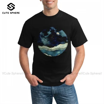 Star Tee Marškinėliai Įdomus Trumpas Rankovėmis Medvilnės Marškinėliai Paplūdimys Spausdinti Marškinėlius Plius dydis Mens