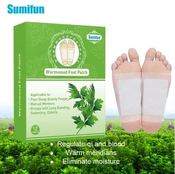 Sumifun 12Pcs Detox Foot Patch Toksinų Kojų Lieknėjimo Valiklis Kinų Žolelių Medicinos Gipso Kūno Lipnios Pagalvėlės K04501