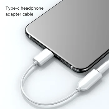 Tipas-c ausinių adapteris kabelio xiaomi 