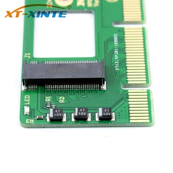 Už NGFF M klavišą M. 2 NVME AHCI SSD su PCI-E ir PCI Express 3.0 16x x4 Adapteris Riser Card Konverteris XP941 SM951 PM951 A110 SSD