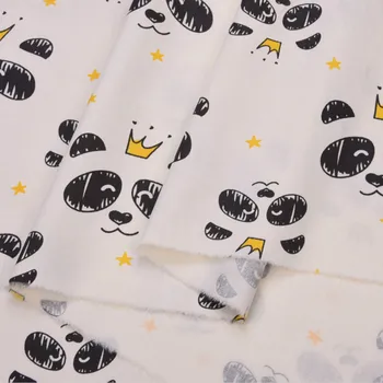 Vaikai Kratinys Tekstilės Medvilnės Audinio Atspausdintas Panda Medvilninio Audinio, 