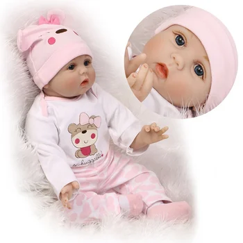 Vaikai Vaikystės Draugas, Dovana Mergaitėms Modeliavimas Viso Kūno Silikono Reborn Baby Doll Baby Girl Gyvas, Minkšti Žaislai Vaikams, Lėlės Reborn