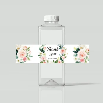 Vestuvių Vandens Butelio Etiketės Asmeninį Lipdukas Ačiū Etiketės Individualų Dienos Nuotrauka