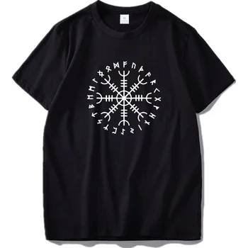 Viking T Shirt Spausdinti Paslaptingas Veikėjas Kietas Streetwear Tikėjimą Tautos Dovanų Marškinėlius Medvilnės Minkštas EU Dydis