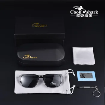 Virėjas Ryklys 2021 nauji akiniai nuo saulės vyriški akiniai nuo saulės HD poliarizuota vairavimo vairuotojų spalvos akinius banga