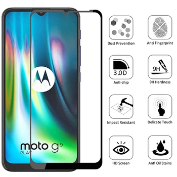 Visiškai Padengti Grūdinto Stiklo Motorola G9 Screen Protector For Motorola G9 Žaisti Visą Klijai Apsauginis Stiklas Motorola G9 Plius
