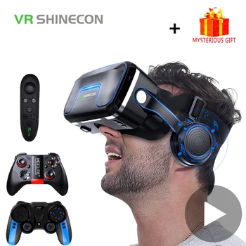 VR Shinecon 10.0 Šalmas 3D Akiniai Virtualios Realybės Casque 