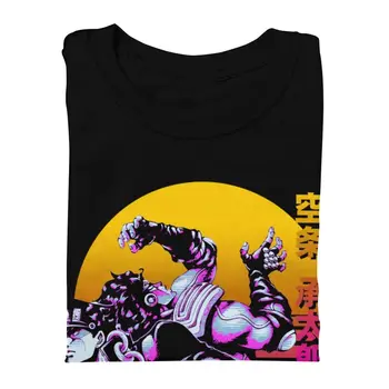 Vyrai Jojo ' s Bizarre Adventure T-Shirt Naujovė Stardust Kryžiuočiai Jotaro Kujo Marškinėlius trumpomis Rankovėmis Hip-Hop Marškinėliai Homme Medvilnė Tee