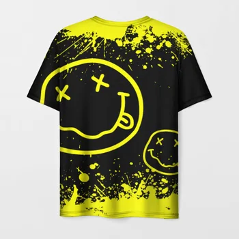 Vyriški T-shirt 3D Nirvana