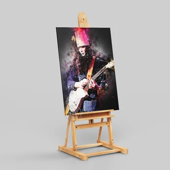 Watercolour Gitaristas Buckethead Plakatas, Brian Patrick Carroll Muzikantas, Portretas, Art Print, Derliaus Spalvotas Piešimo Namų Dekoro