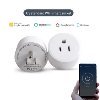 Wifi Smart Home MUMS Smart Lizdas Bevielis WiFi Maitinimo Kištuko Adapteris, Nuotolinio Valdymo Balsu Dirbti Su 