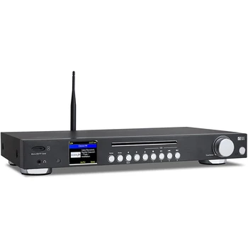WR-50CD WiFi / FM / Dab / Dab Interneto Radijo Imtuvas + Mikro SD / TF Kortelę Imtuvas ir CD Grotuvas - Juoda MUMS Plug