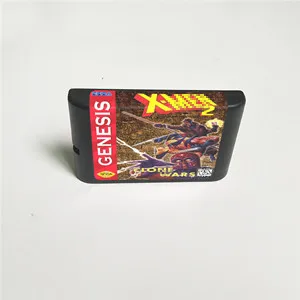 X-Mens 2 Žaidimo Klonų Karai - Dangtelis Su JAV Mažmeninės Langelyje 16 Bitų MD Žaidimo Kortelės Sega Megadrive Genesis Vaizdo Žaidimų Konsolės