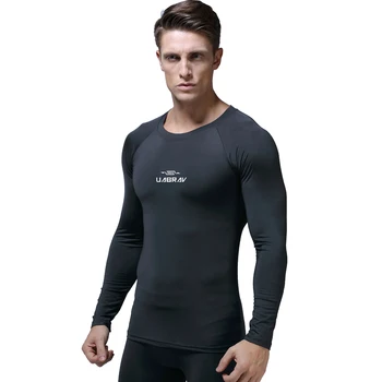 X1482-fitneso Treniruotės vyrams trumpomis rankovėmis marškinėliai vyrams šilumos raumenų kultūrizmo dėvėti suspaudimo Elastinga Slim naudotis drabužiai