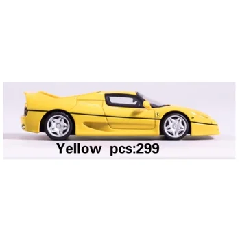 YM Modelis 1:64 F50 Raudona /geltona/balta Dervos Modelio Automobilių