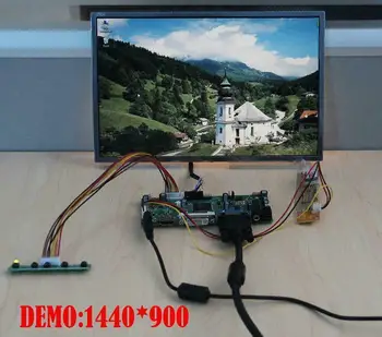 Yqwsyxl Kontrolės Valdyba Stebėti Rinkinys CLAA154WA01 CLAA154WA01AQ HDMI + DVI + VGA LCD LED ekrano Valdiklio plokštės Tvarkyklės