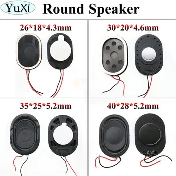 YuXi 1pcs Apvalus Garsiakalbis 26mm 30mm 35mm 40mm Garsiakalbių Mobilųjį Telefoną Mažas Garsiakalbis Audio